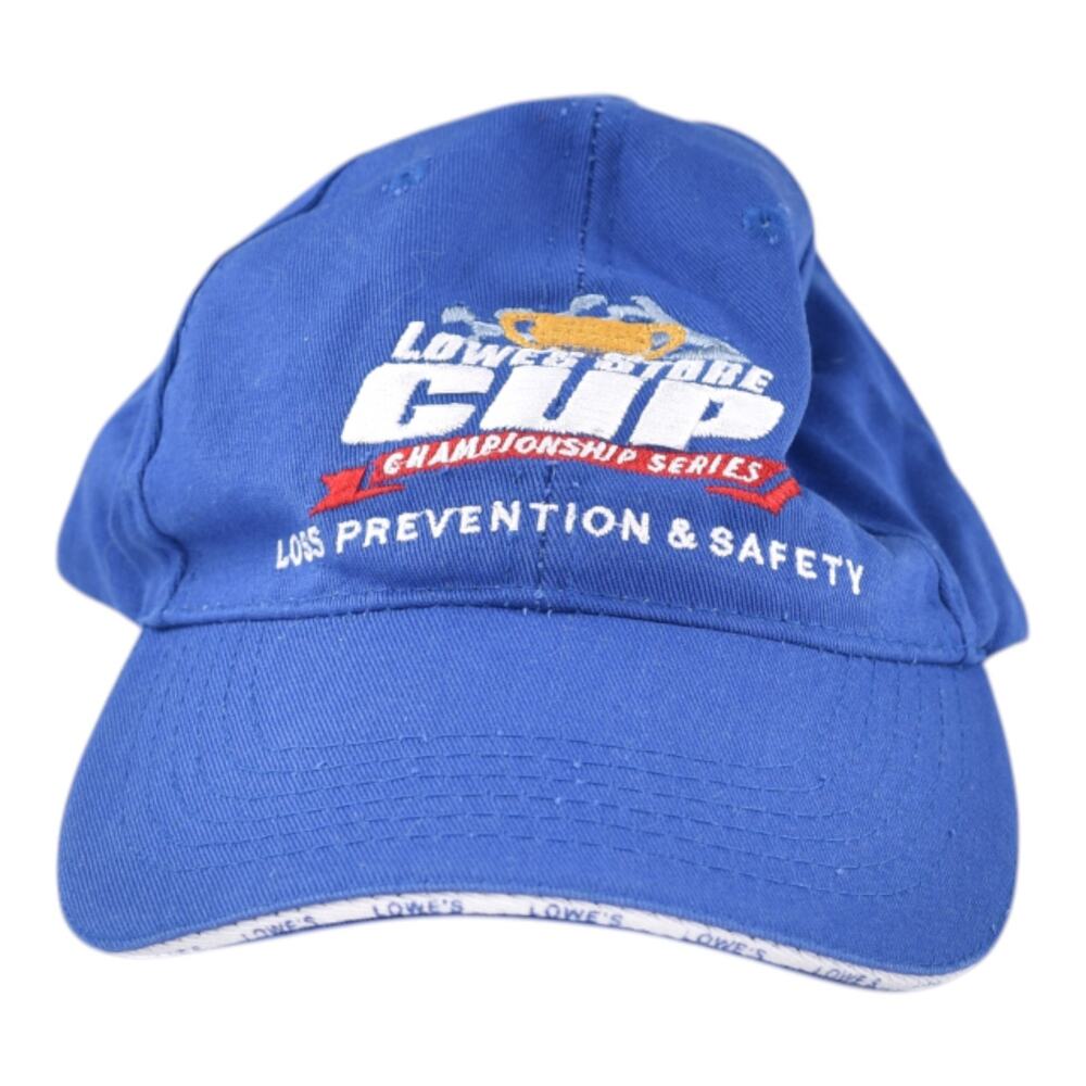 Lowe's Cup Championship Series Loss Prevention Safety Blue Baseball Cap Adj